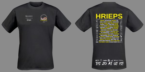 Muziekfestival HRIEPS T-Shirt TIS ZO AT UT IS!